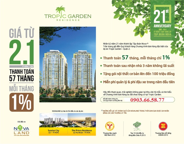 bán căn hộ tropic garden