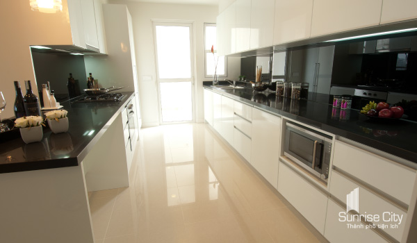 Nhà mẫu Sunrise City bếp