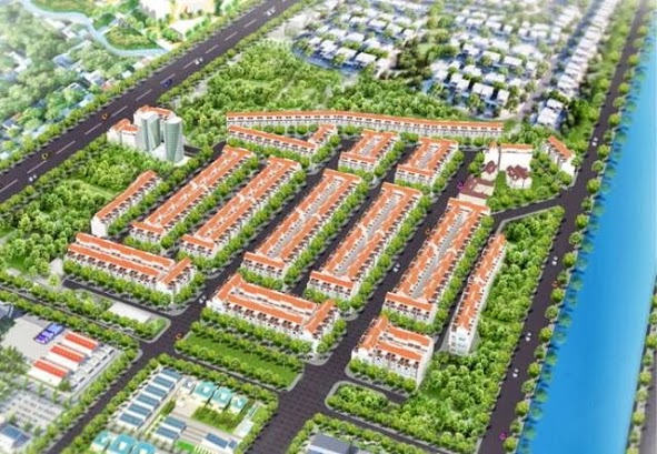phối cảnh dự án đất nền kdc tây Sài Gòn