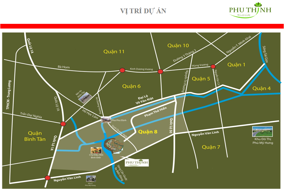 vị trí khu dân cư Phú Thịn Riverside