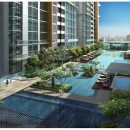 Cho thuê căn hộ The Vista tháp T1 gồm 2PN view hồ bơi nội thất cao cấp lầu cao giá 1100$/tháng
